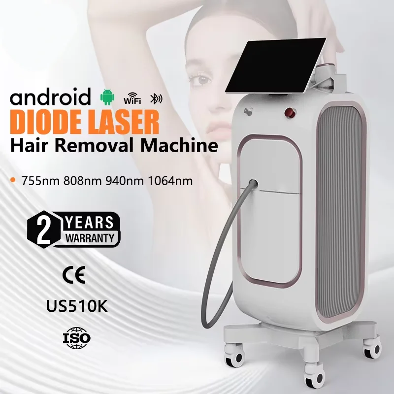 K23 Advanced Ice Titanium Diode Laser Hair Removal Machine With Android System