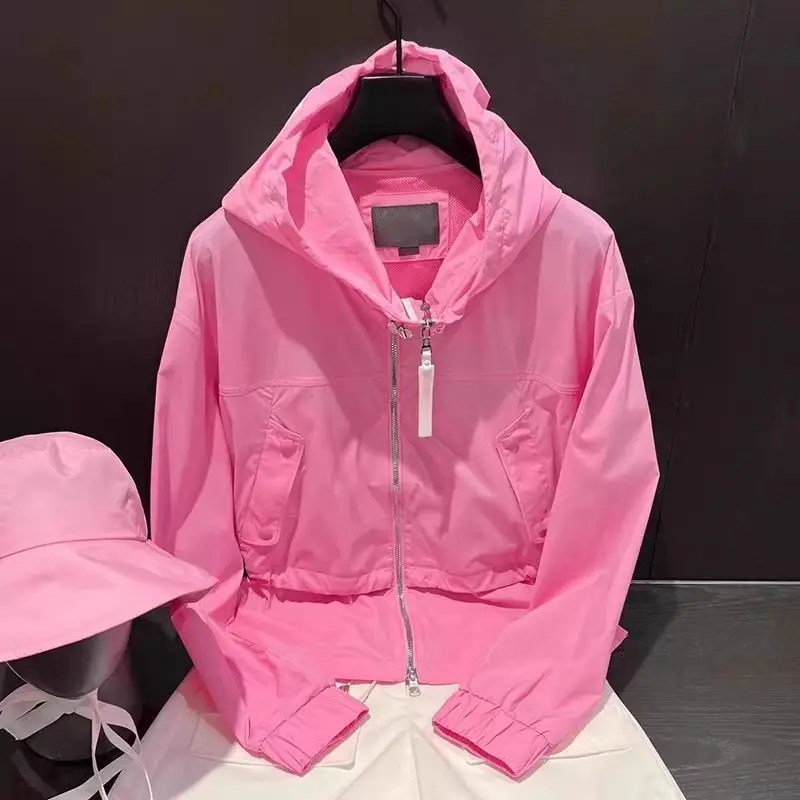 Women's Golf Apparel: Lightweight Sun Protection Jacket—Breathable, Long-Sleeve Jacket for Outdoor Sports and Leisure