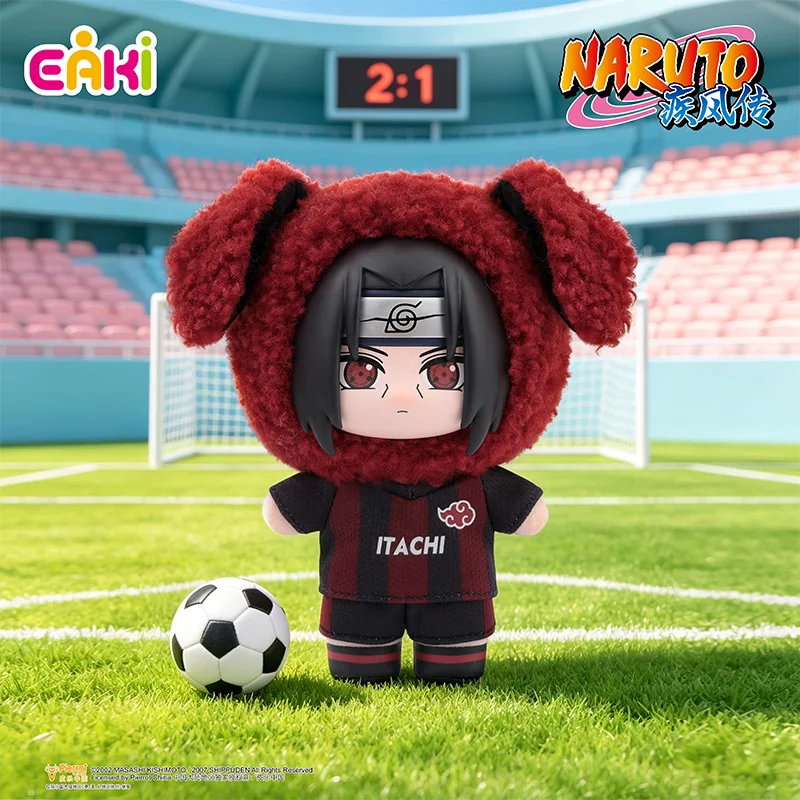 New 2026 Officially Licensed Eaki Naruto Shippuden Football Battle Plush Charm Blind Box Holiday Surprise Gift view 5