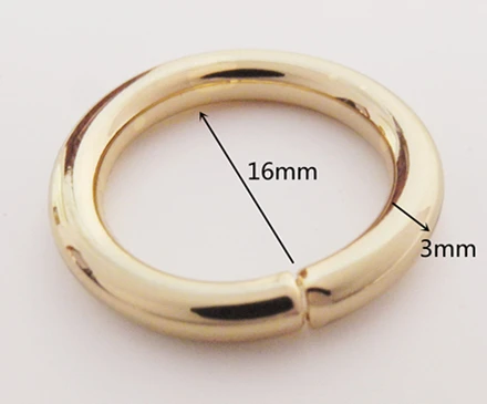 

10pcs Round Rings, Belt Buckle,Bag Findings,Bag Rings,Dog Leash Ring inner 16mm DR-046