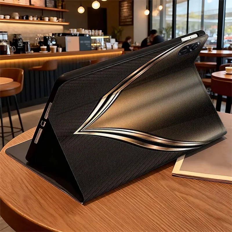 نمط معدني مضيء لـ MediaPad MatePad Air SE Pro M6 M5 M2 T10s T5 10 11 12.6 11.5 12X10.8 بوصة 10.1 حافظة كمبيوتر لوحي