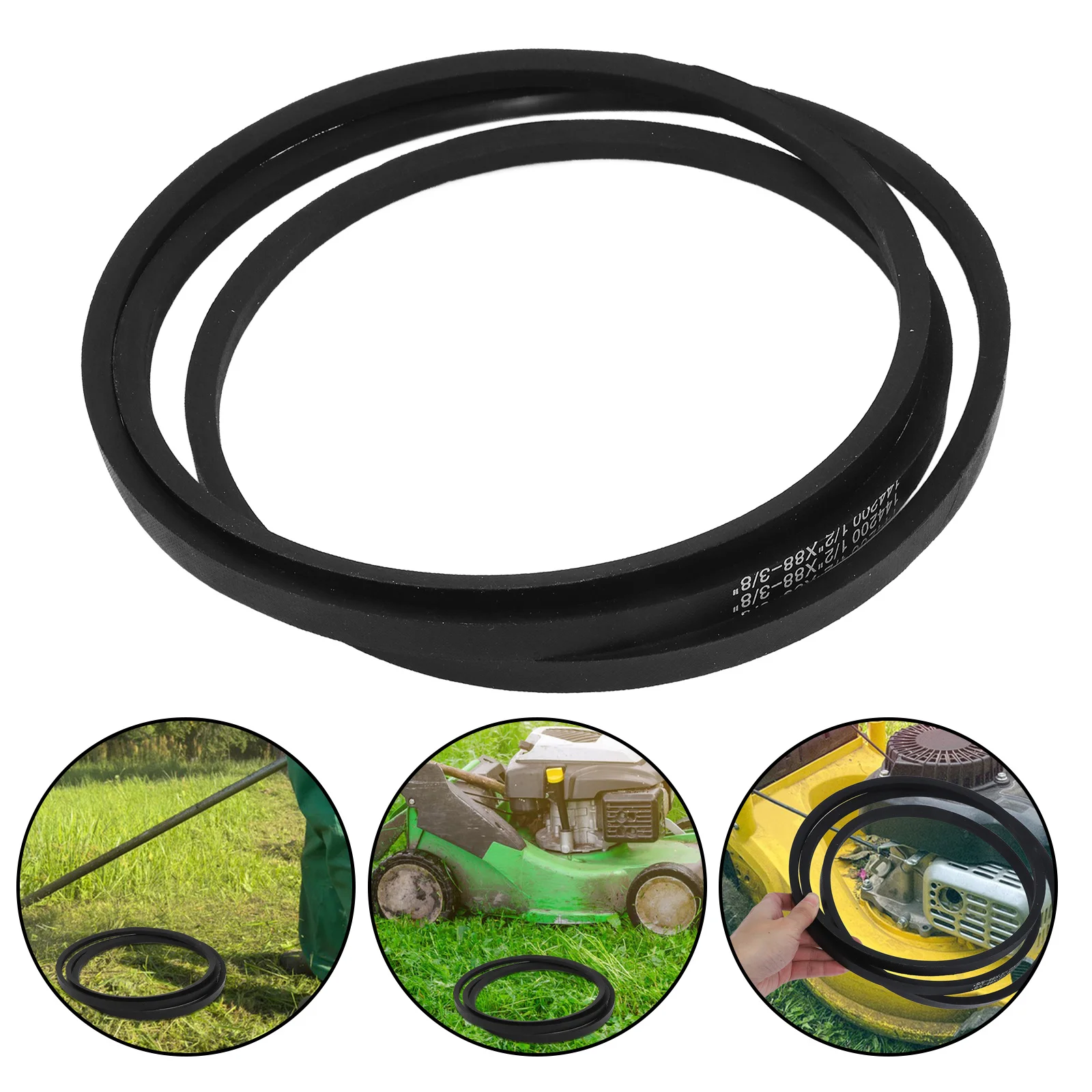 

Heavy Duty Lawn Mower Drive Belt for Riding Mowers Push Mower Drive Belt Kit Yard Striper Starter Cup Trimmer Parts