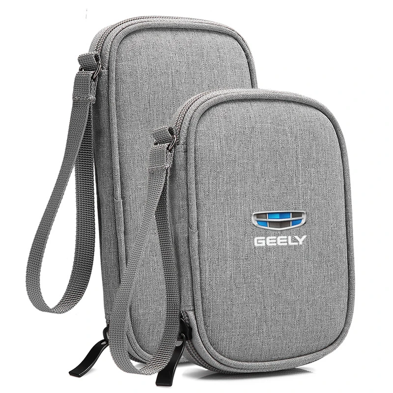 NEW Portable Waterproof Double Layers Storage Bags For car keys car Bank card For geely emgrand ec7 ec8 ck atlas ck2 ck3 gt gc9
