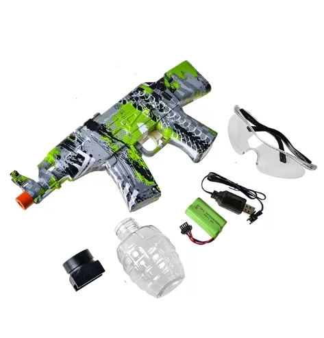 Electric Burst Pistol Auto Shooting Gel Water Ball Bullet Ejection Handgun Airsoft Toy Gun For Outdoor CS Game Gel Gun Blaster