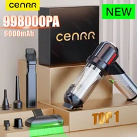 CENRR 998000PA Car Vacuum Cleaner Mini Cordless Powerful Wireless Car Cleaner HandHeld Portable Vacuum Cleaner Home Appliance