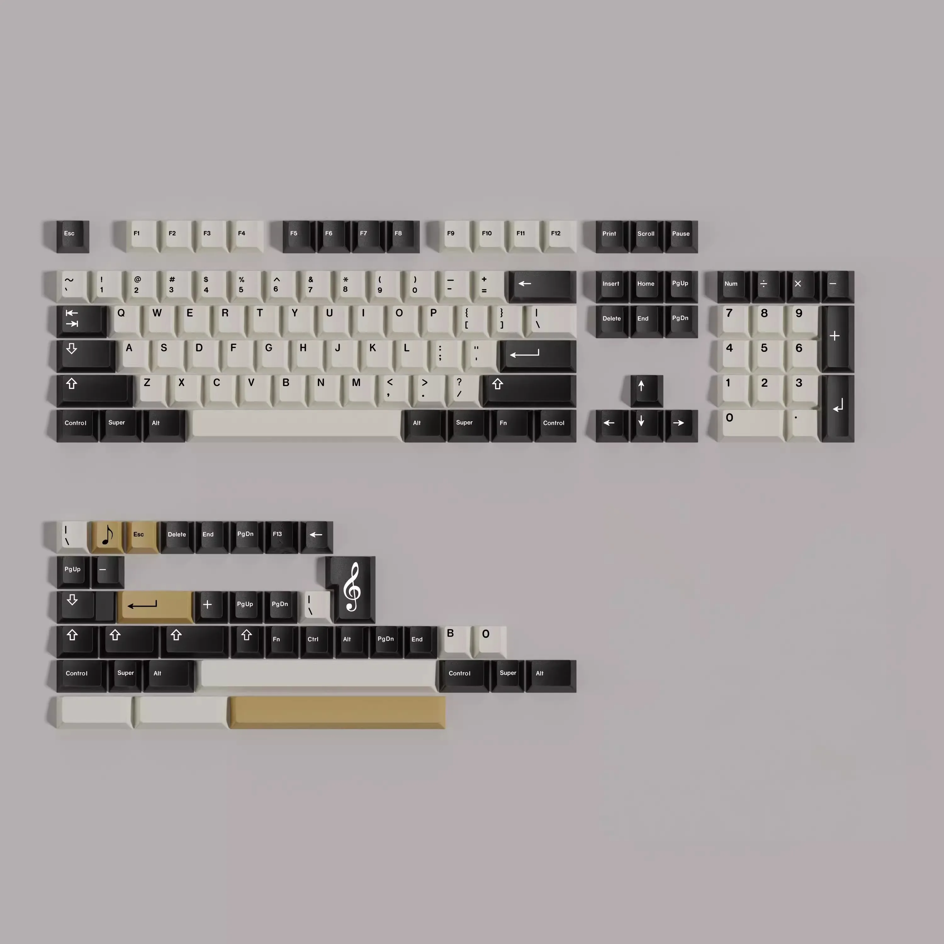 1 Set GMK Maestro Keycaps PBT 5 Sides Dye Sub Key Caps Cherry Profile Keycap For MX Switch Keyboards Double B Split Spacebar