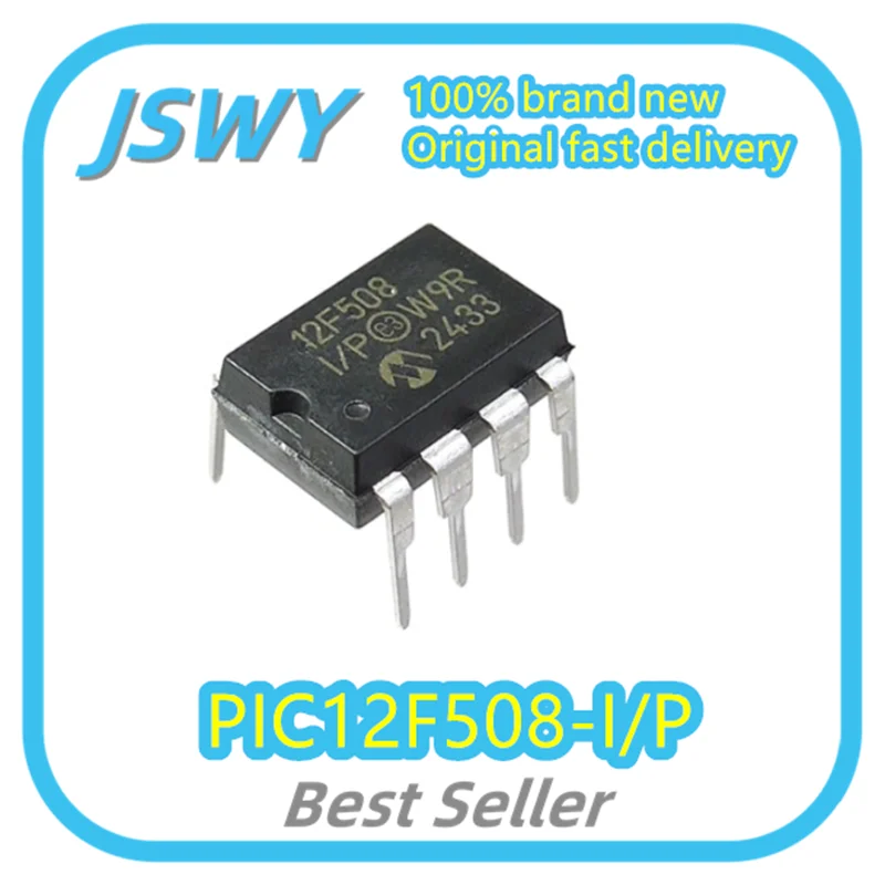 (10/50pcs) PIC12F508-I/P PIC12F508 DIP8 Microcontroller Brand New Ships Fast In Stock Bestselling Electronics