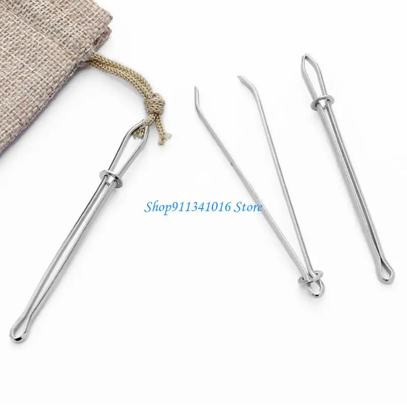 Pinzette per infilare il cordoncino Clip per infilare corda a inserimento rapido e semplice per felpe con cappuccio