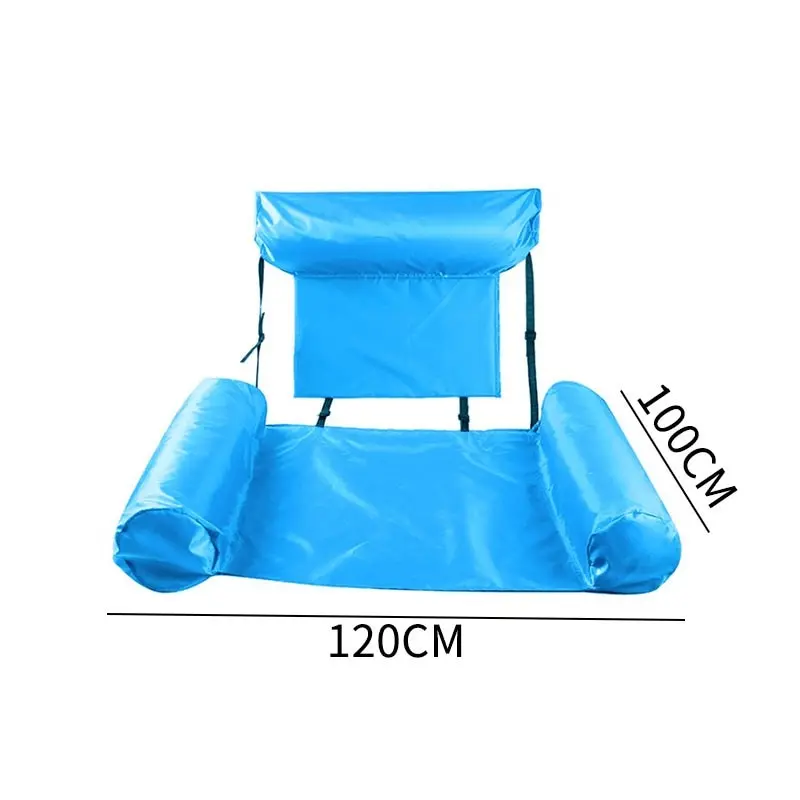 Summer Swim Inflatable Floating Water Mattresses Hammock Lounge Chairs Pool Water Sports Toys Floating Mat Pool Toys Kids Toys