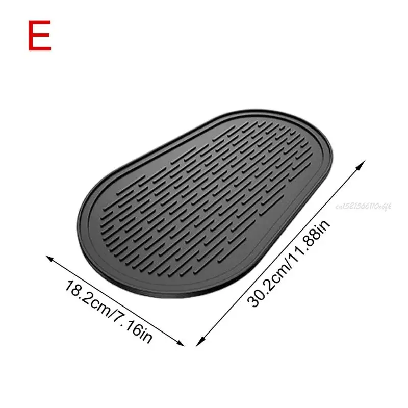 27RB 다양한 호환성 미끄럼 방지 소다 기계 매트 PVC 질감 쉬운 청소 디자인