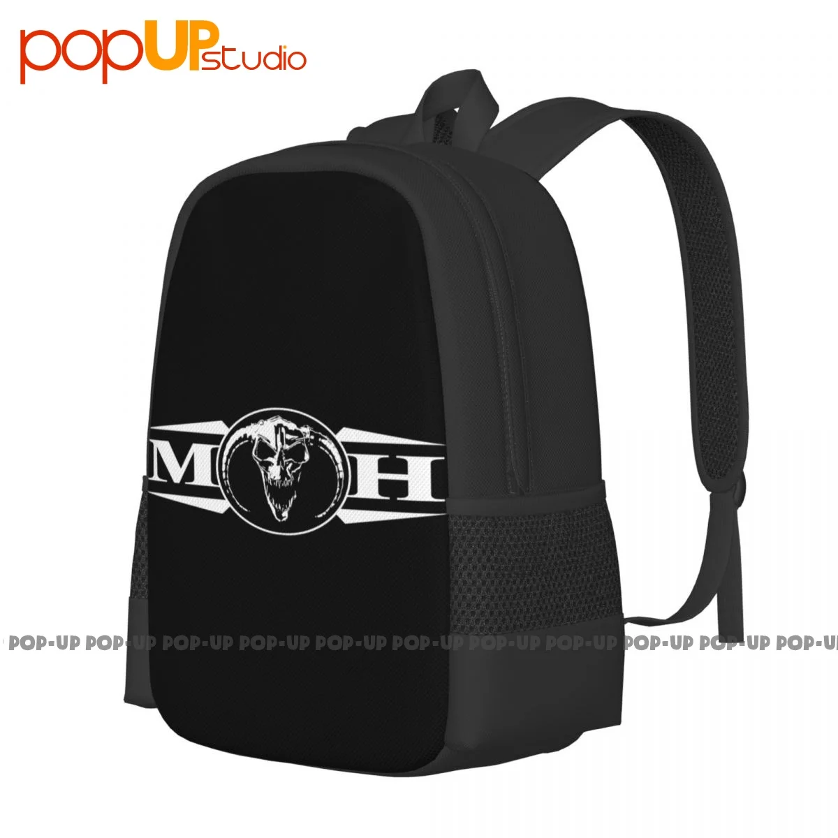 Masters Of Hardcore Logo - M.O.H Skull Backpack Large Capacity Fashion Softback Personalised Clothes Backpacks