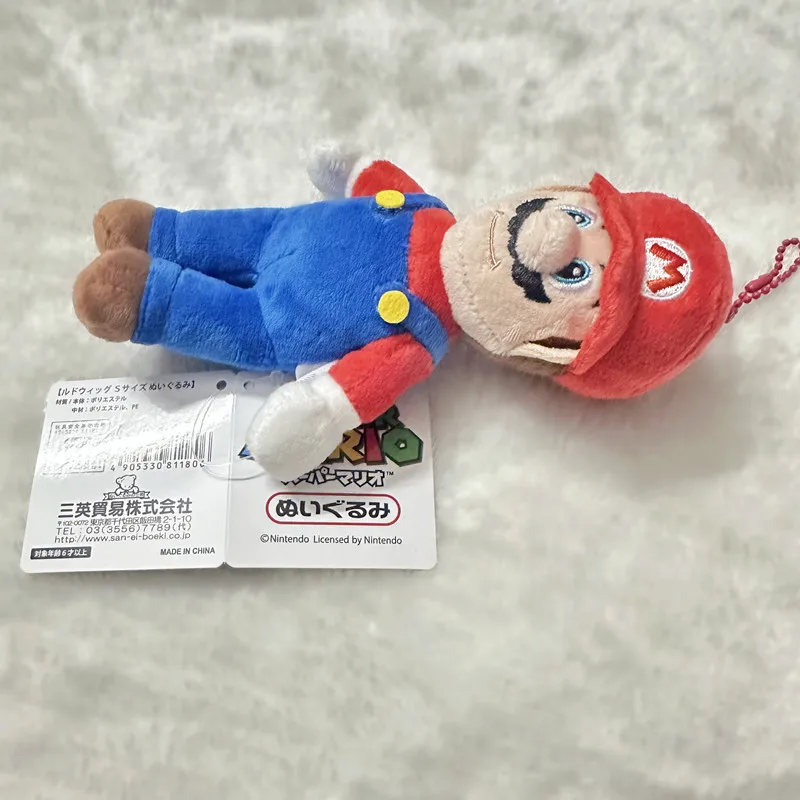 Porte-clés figurine d'action Super Mario Luigi pour enfants, porte-clés pendentif sac à dos, accessoires de jeu, cadeau d'amis, jouets, GérCollection