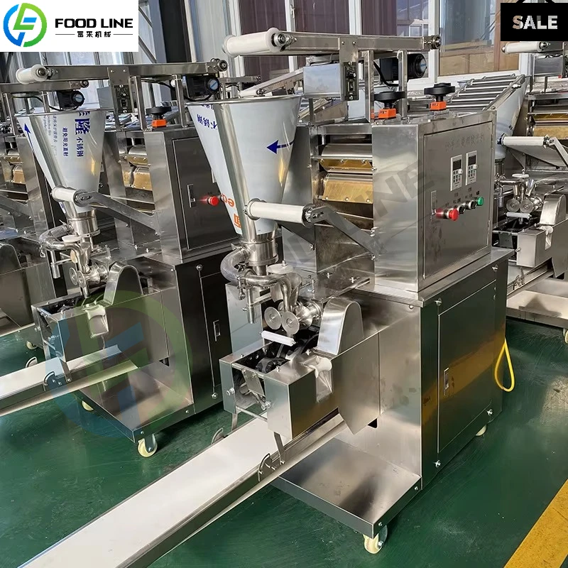 ماكينة صنع السمبوسة الأوتوماتيكية المباشرة من المصنع ماكينة صنع الزلابية عالية الكفاءة لخطوط تجهيز الأغذية