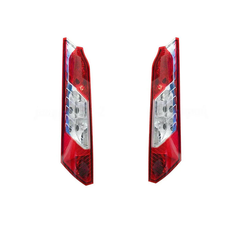 Left & Right Rear Tail Light Lens Bumper Reflector Lamp Brake Light Without Bulbs for Ford Transit 2014 2015 2016 2017 2018