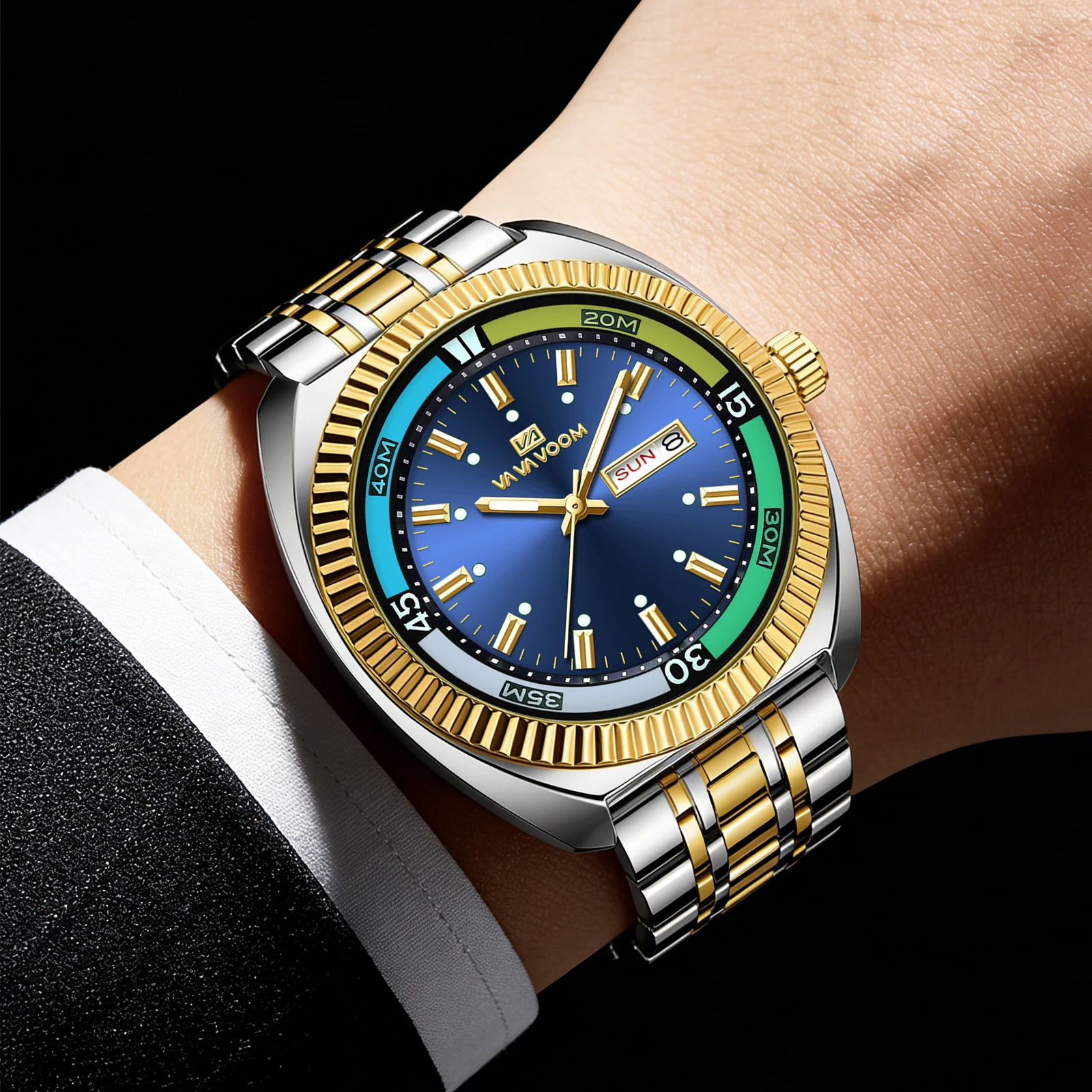 Men Gear Ring Quartz Watch Lar - Smartwatch Ring Watches ulasan dan harga