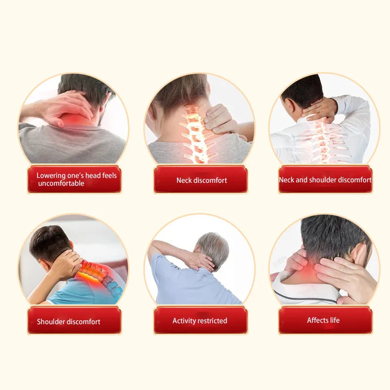 Cervical Spine Area Patch, Neck Pain, Soreness, Swelling and Strain, Special Hot Compress Patch for Cervical Spine Pain