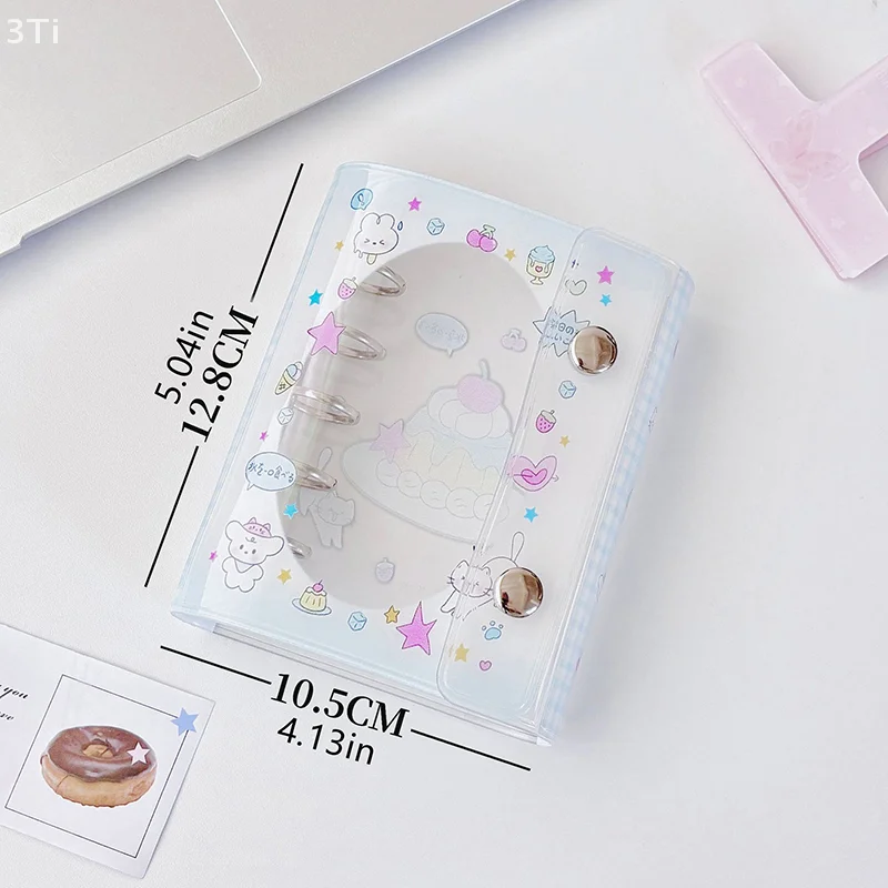 M5 귀여운 만화 바인더 커버 스케치북 액세서리 일기 루스 리프 노트 사진 카드 앨범 사무용품