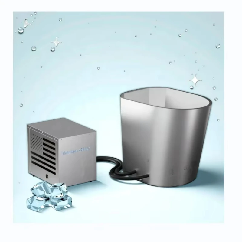 

Custom Stainless Steel Ice Bathtub Heavy Duty 1HP Chiller Cold Soaking Bathtub Athlete Black Outdoor Recycling Bucket