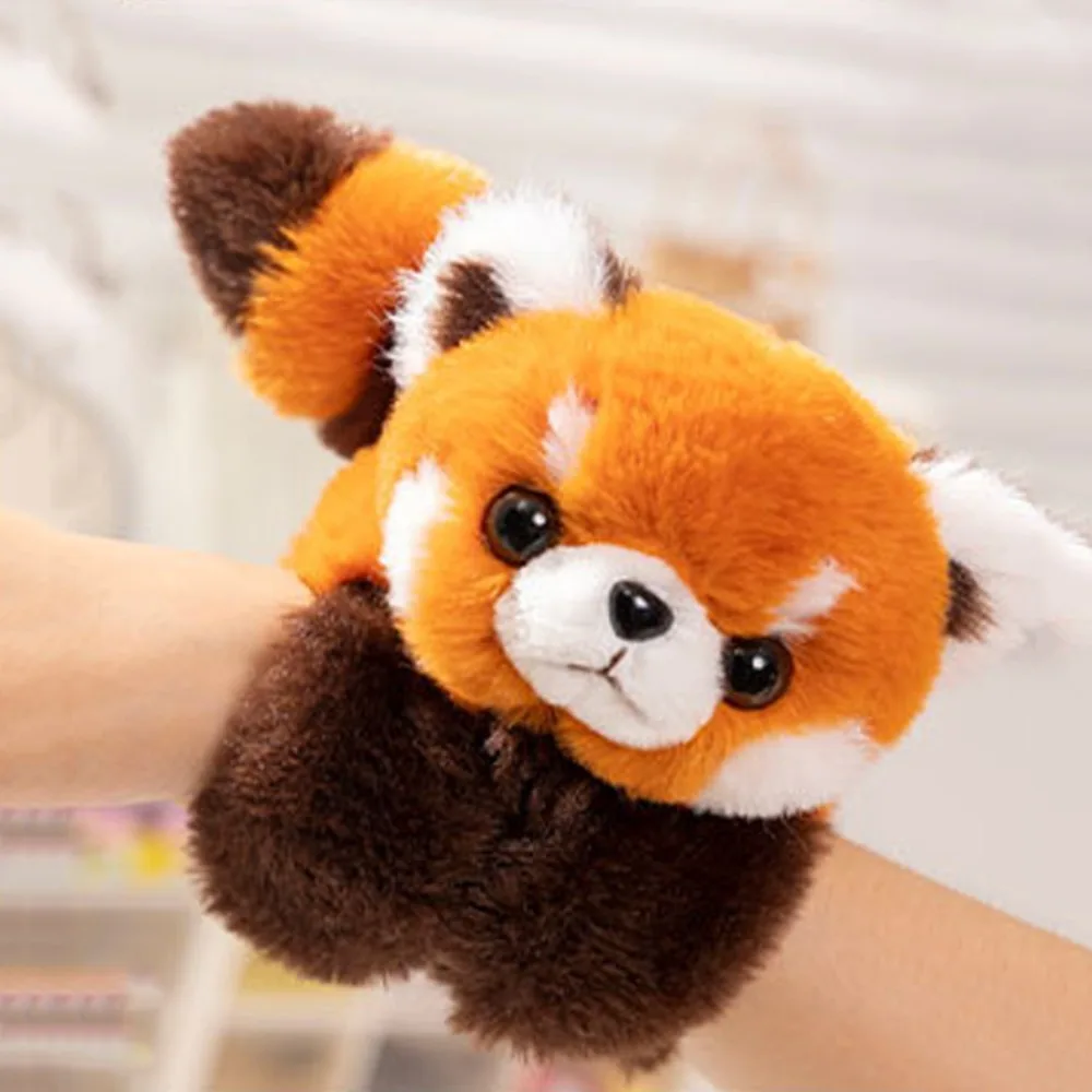 Simulation Capybara Slap Bracelet Wrist Style Soft Toy Plush Doll Slap Bracelet Cute Cartoon Rodent Capybara Plush Wrist Band