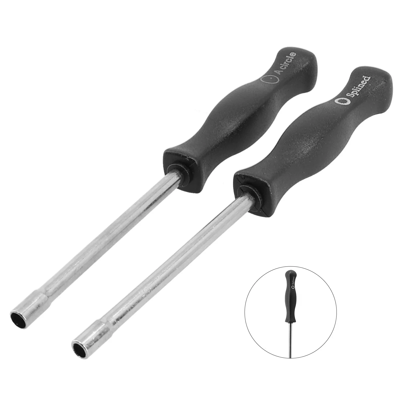 2Pcs 21-Teeth Splined A-Circle Carburetor Adjustment Tool Screwdriver Kit Automobiles Accessories 21-Teeth Splined