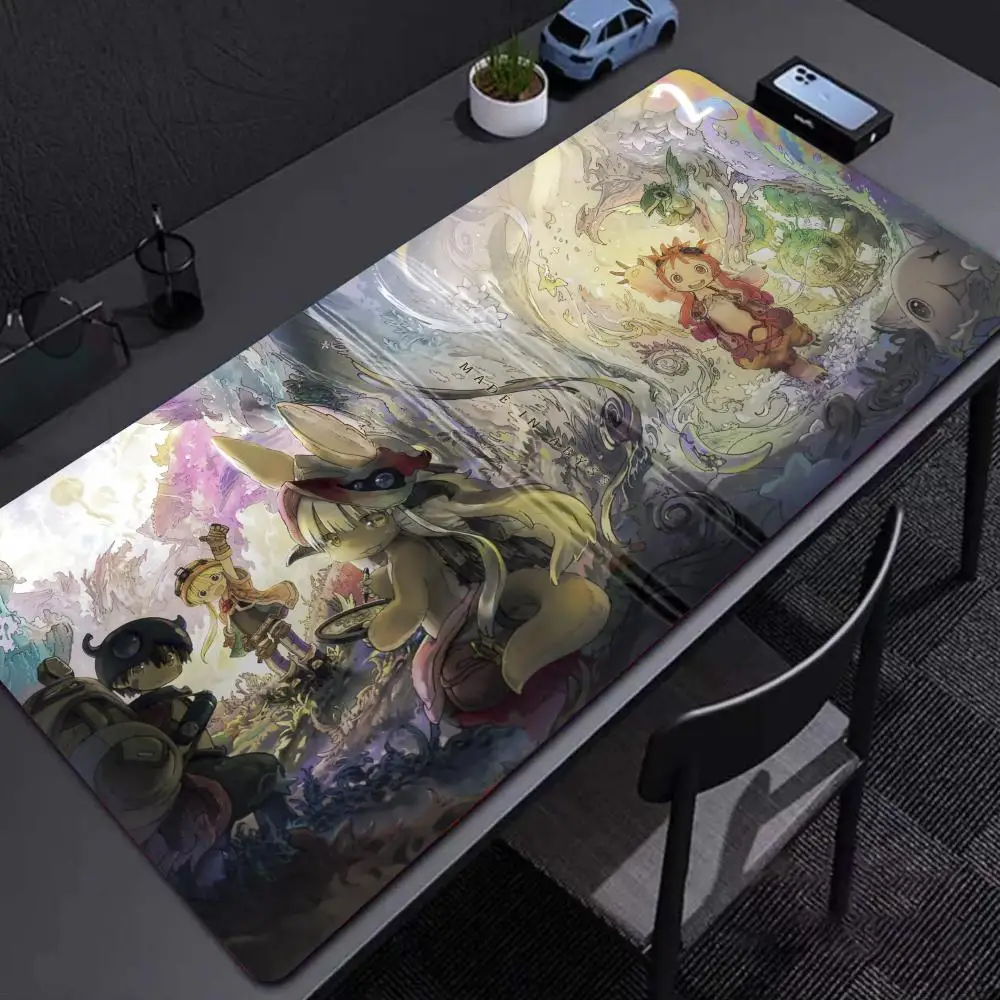 Gifts for girls Esports MousePad Non-Slip Rubber Edge Laptop Gamer Offices accessories Made in Abyss locking Floor mats Mousemat