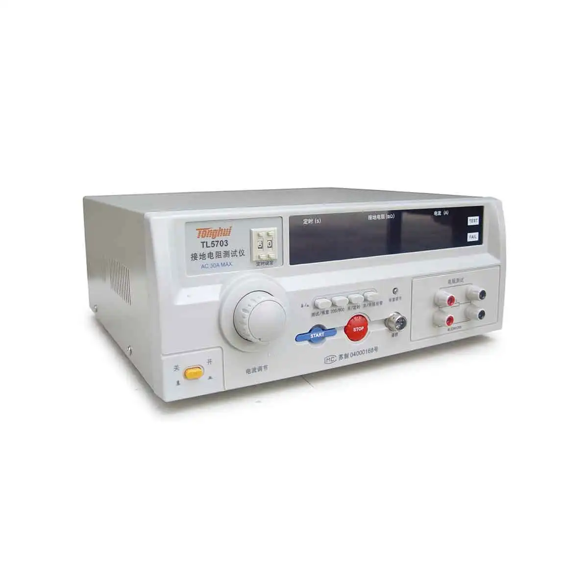 

Tonghui TL5703 Grounding Resistance Tester 600mΩ AC 5-30A