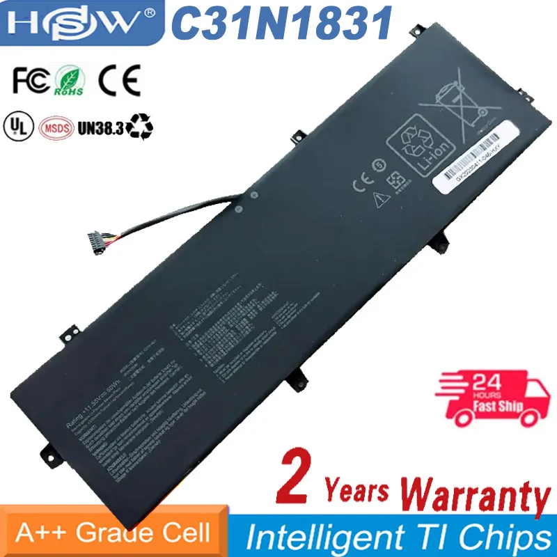 

C31N1831 Laptop Battery For ASUS P3540FA P3548FA P574FA PE574FA PX574F Series Notebook 0B200-03330200 11.55V 4335mAh