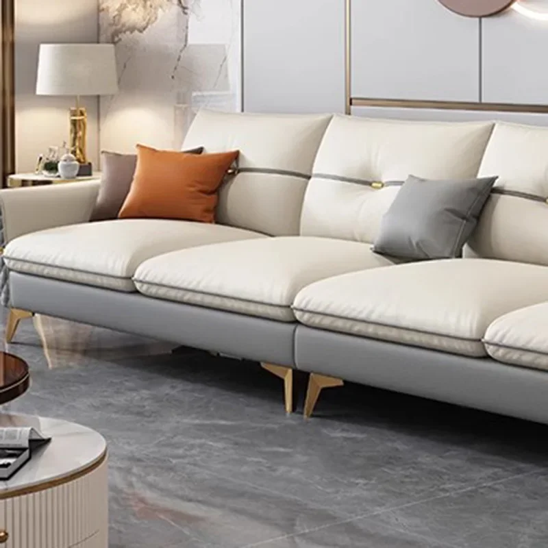 Minimalist Elegant SofaS leather Nordic Modern Sectional Sofas Lazy Living Room sillas para sala de estar Home Furniture