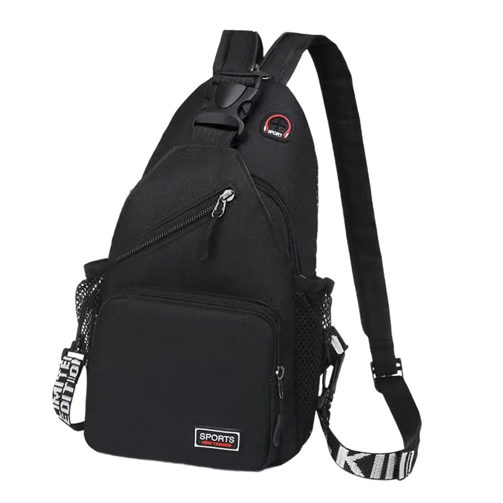 

Men's Chest Bag with Adjustable Strap Purse Side Pouch Fashionable Portable Crossbody Bag for Gym Riding Travel Camping Walking