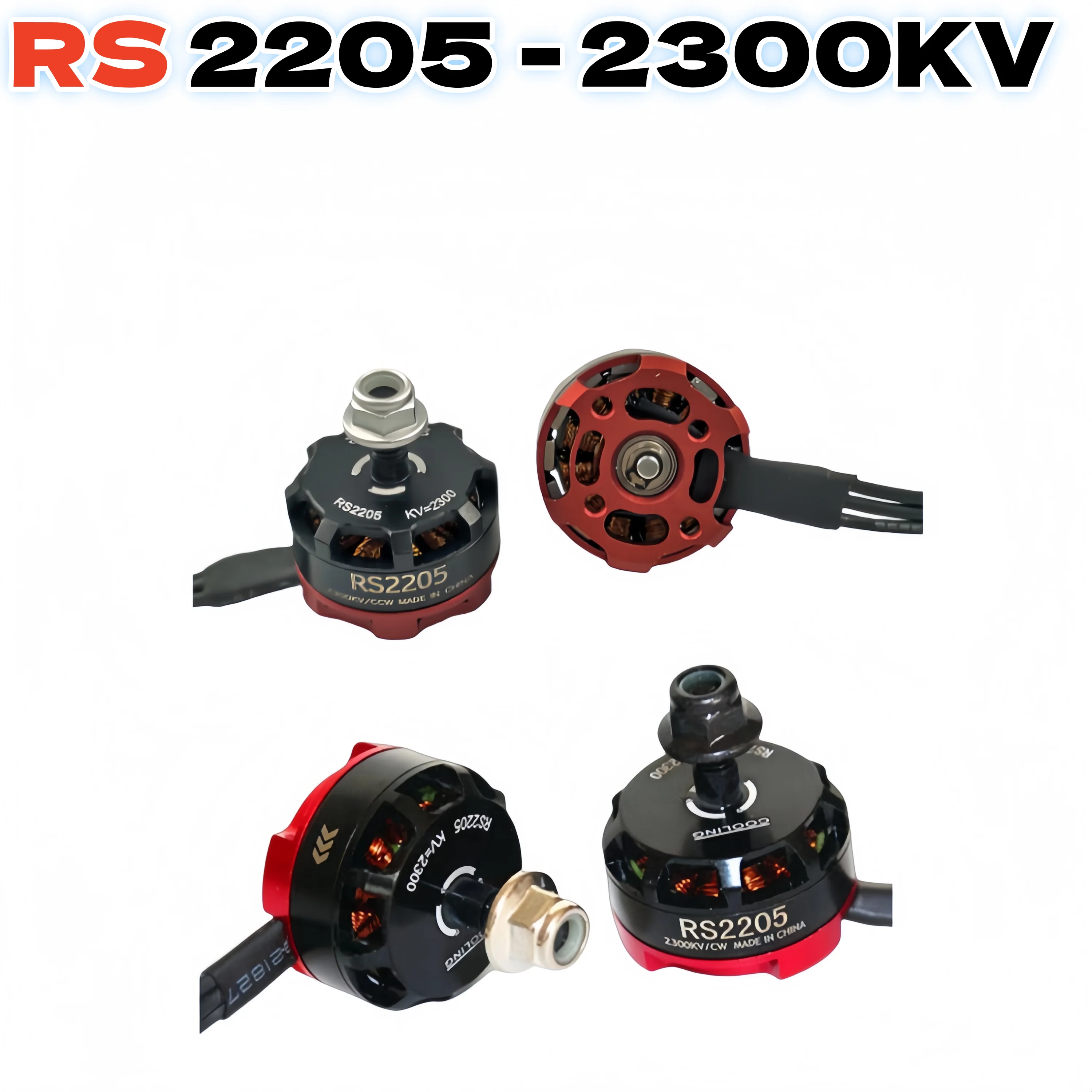 2205 2300KV CW/CCW hocheffizienter und leistungsstarker bürstenloser Motor, geeignet für FPV-Renndrohnen und Mehrrotorflugzeuge