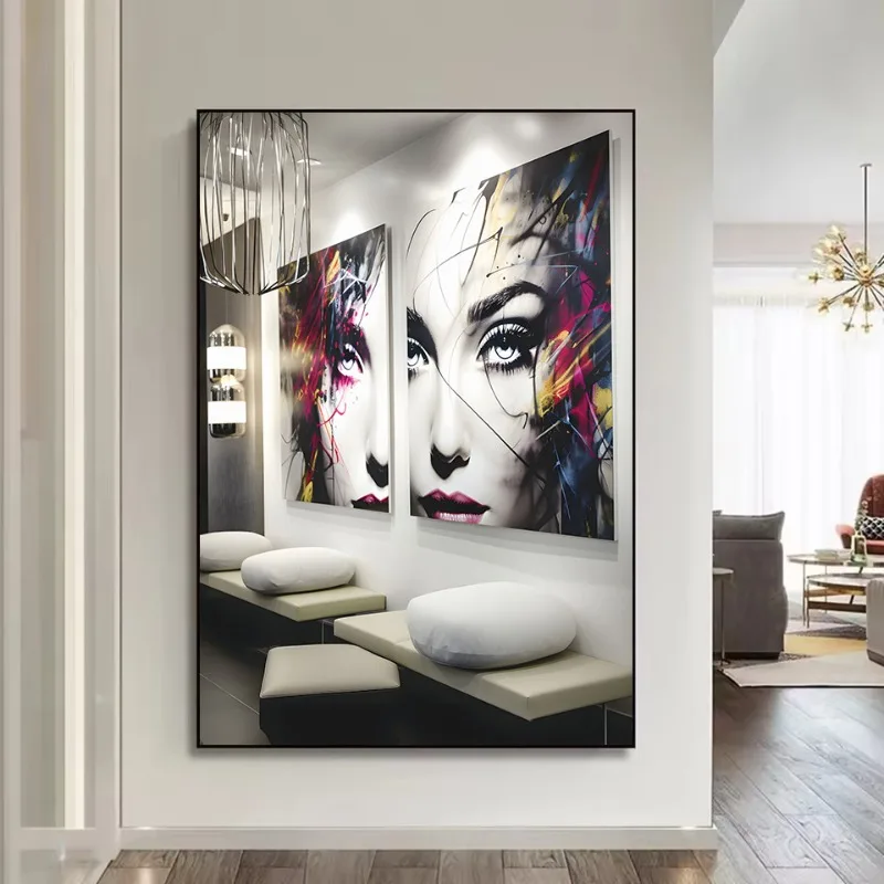 Barber Shop Fashion Hair Salon Display Haircut Style Hairdressers Aesthetic Poster Canvas Painting Wall Art Pictures Home Decor