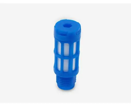 Pneumaticmuffler 1/8  1/4  3/8  1/2 3/4 blue plastic muffler PSL-01/02/03/04/06 1 inch