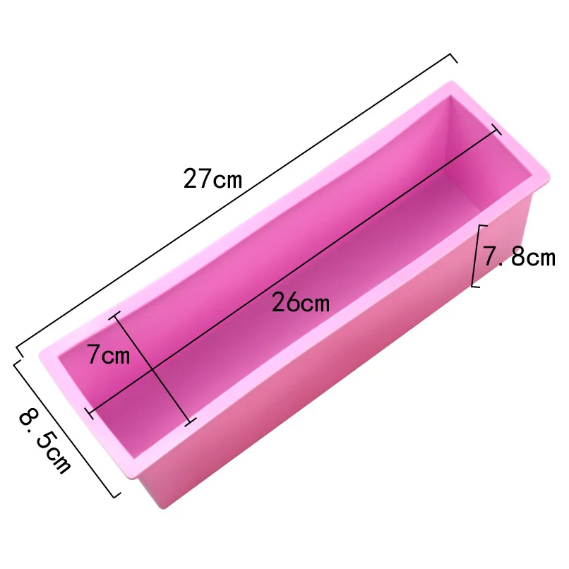 長方形の木製トーストローフモールド、石鹸製造ツール、木製カッティングボックス、シリコン石鹸モールド、DIY手作りツール、卸売、1200g