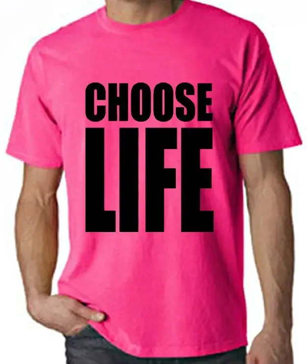 

Choose Life Neon Mens T Shirt