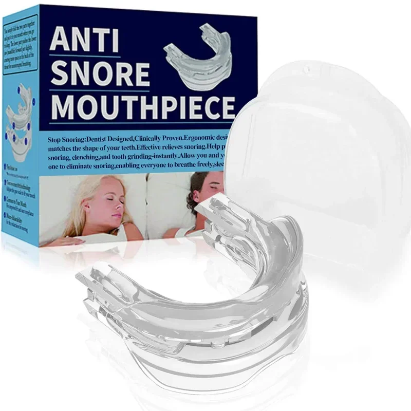 Protector bucal antirronquidos, dispositivo para dejar de roncar, bruxismo dental, Apnea para dormir, boquilla antirronquidos