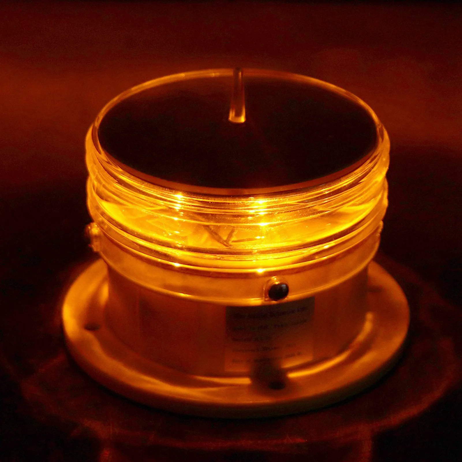 

Солнечный судовой фонарь IP68, бортовой светильник на солнечной энергии, светодиодный морской маяк безопасности для причалов и барж, проблесковый маячок 360° ° Освещение