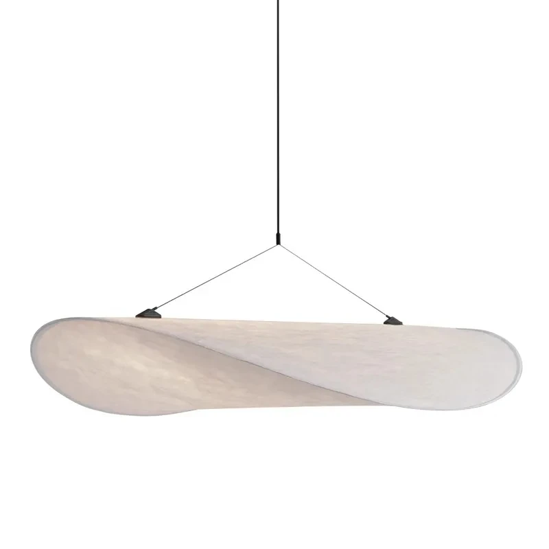 SANDYHA-Lustre LED De Tecido De Seda, Lâmpadas Suspensas, Luminária De Suspensão, Artesanal, Nórdico, Moderno, Sala De Estar, Decoração De Casa