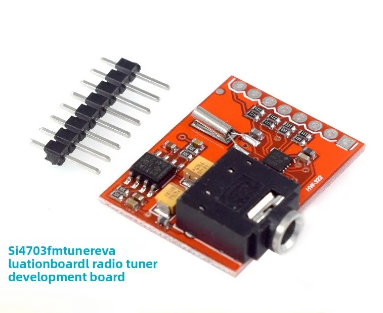 Si4703 FM Tuner Evaluation Board FM Radio Receiver Module 76-108MHz 3.3V