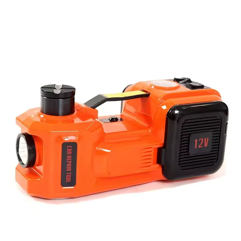 3 In 1 12V 5 Ton Automatic Hydraulic Inflatable Electric Car Floor Jack Max 53cm Lift for Car Tire Change Emergency Repair