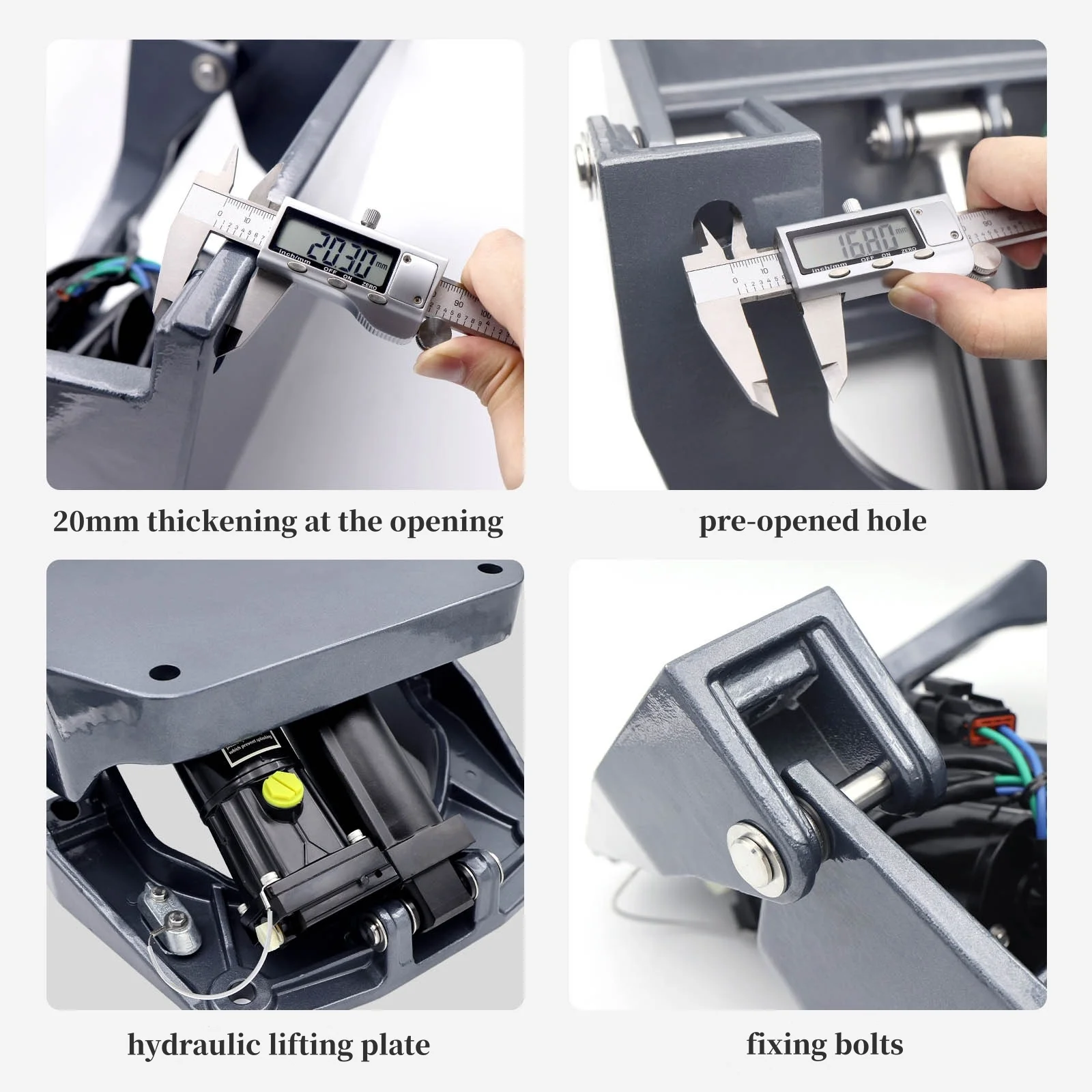 Elevation angle Hydraulic lift plate Extravehicular engine Propeller Aluminum alloy angle