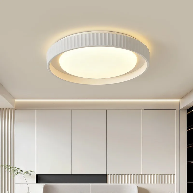 French Cream Style Creative Modern Minimalist Acrylic LED Ceiling Light Bedroom Living Dining Room