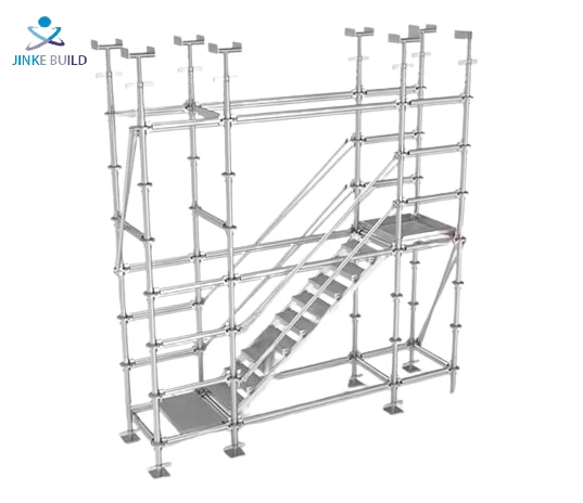 CE Certified Q235 Hot-dip Galvanized Ringlock Scaffolding for Construction and Stable Ringlock Scaffold System for Building Work