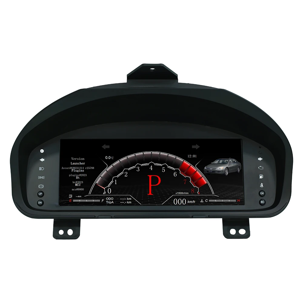 10.25 Inch LCD Dashboard Screen for Honda Accord 2003 2007 Car Digital Cluster Auto Speedometer Virtual Cockpit Upgrade