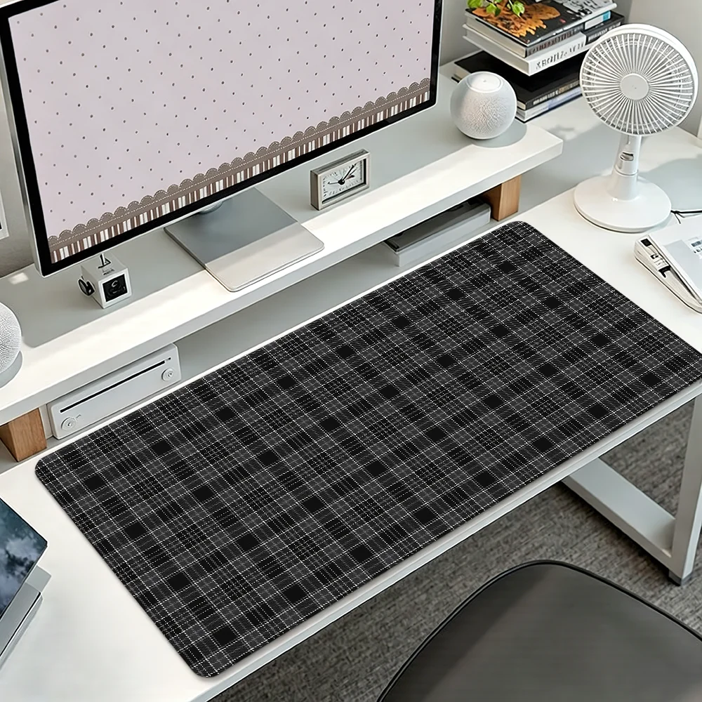 Flannel Plaids Mouse Pad Non-slip Thickened MousePad Student Gaming Cushion Large Writing Lockedge Office