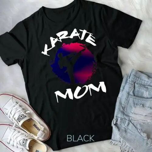 Karate Mom Vintage Martial Art Self and Defense Mother's Day Unisex T-shirt