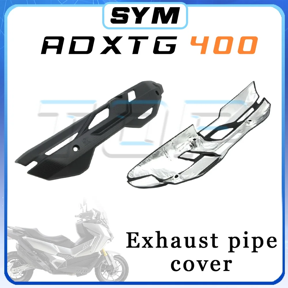 

SYM ADXTG 400 modified with black exhaust heat shield 400adxtg adxtg400 400 ADXTG