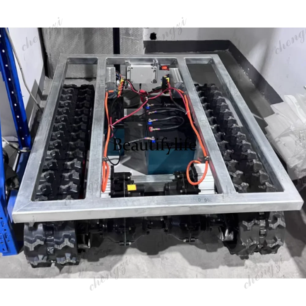 a55  Remote Control Electric Tracked Car All Terrain Crawler Transport Vehicle - view 5