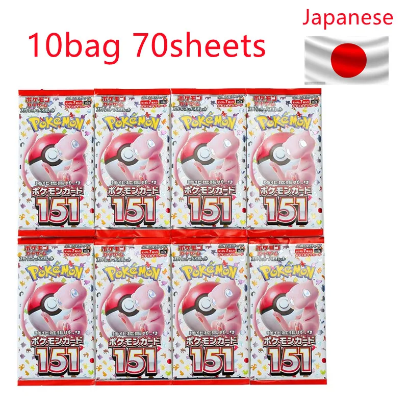 140 stks/doos Pokemon Kaart Scarlet Violet 151 Japan SV2a Sv11W Zekrom Versie TCG Classics Uitbreiding Booster Box Trade Card Geschenken