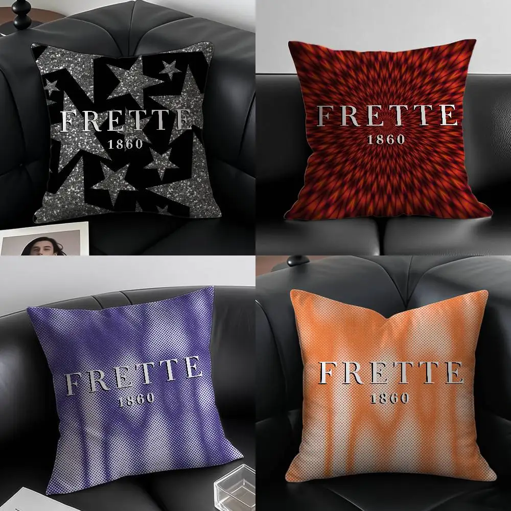 

Fashion F-FREITAGS Pillow Case Custom Printed Brushed Fleece Pillow, Baby Skin-Touch, Eco-Friendly Dye-Sublimation Cushion For H