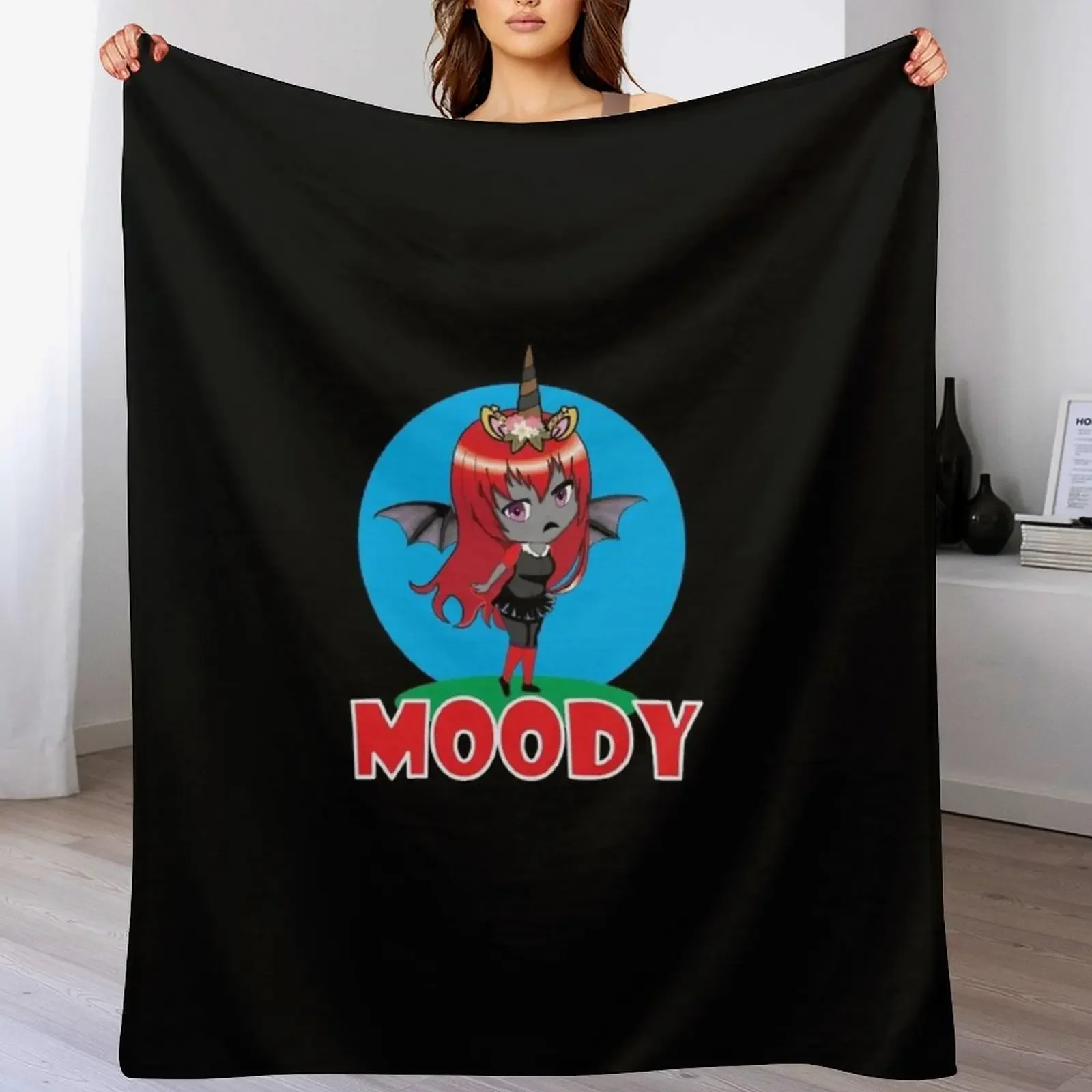 

Iamsanna moody Throw Blanket wednesday Decorative Throw anime Luxury Brand Blankets